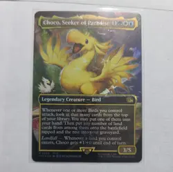 Choco, Seeker of Paradise MTG (Borderless) (Chocobo Track Foil) Final Fantasy - Image 1