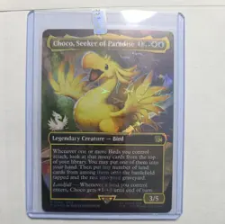 Choco, Seeker of Paradise MTG (Borderless) (Chocobo Track Foil) Final Fantasy - Image 2