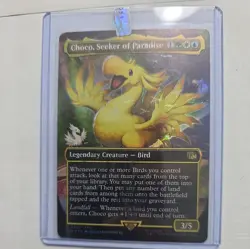 Choco, Seeker of Paradise MTG (Borderless) (Chocobo Track Foil) Final Fantasy - Image 3