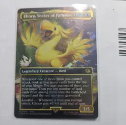 Choco, Seeker of Paradise MTG (Borderless) (Chocobo Track Foil) Final Fantasy - Image 5