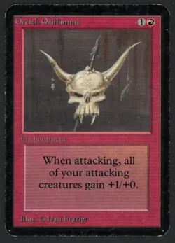 ***Alpha Orcish Oriflamme*** MTG Alpha Magic Kid Icarus - Image 1