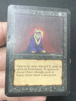 ***Alpha Mind Twist (Heavy Ink & Indent)*** MTG Alpha Magic Kid Icarus - Image 5