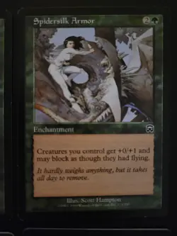 Spidersilk Armor x4 Playset - Mercadian Masques 1999 - LP - Pauper - MTG - Image 3