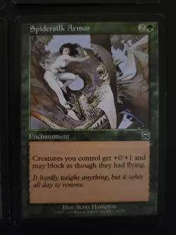 Spidersilk Armor x4 Playset - Mercadian Masques 1999 - LP - Pauper - MTG - Image 5