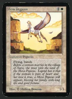 ***Alpha Mesa Pegasus*** MTG Alpha Magic Kid Icarus - Image 1