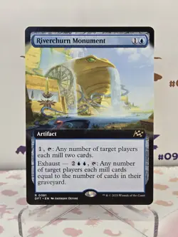 Riverchurn Monument (Extended Art) 381 Regular - Aetherdrift Magic The Gathering - Image 1