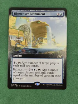 Riverchurn Monument (Extended Art) 381 Regular - Aetherdrift Magic The Gathering - Image 3