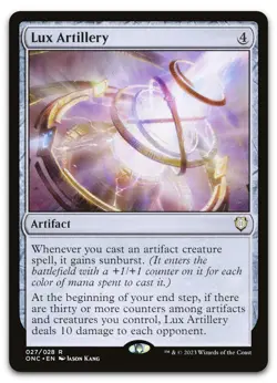 Lux Artillery #27 (NM) Phyrexia All Will Be One ONC Magic MTG - Image 1