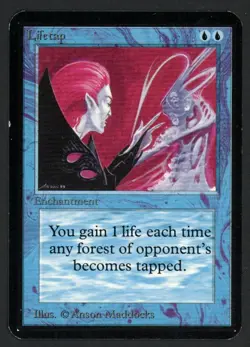 ***Alpha Lifetap*** MTG Alpha Magic Kid Icarus - Image 1