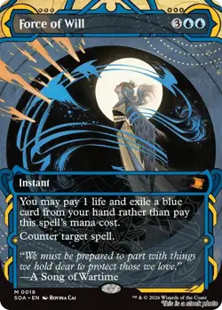 Force of Will MTG Secrets of Strixhaven: Mystical Archive Mythic NM Pck Fresh - Image 1