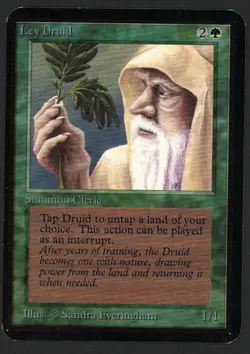 ***Alpha Ley Druid*** MTG Alpha Magic Kid Icarus - Image 1