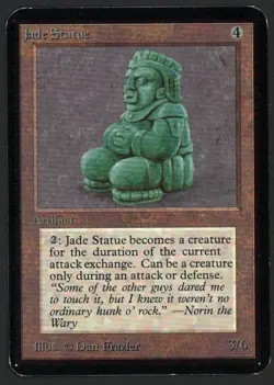 ***Alpha Jade Statue*** MTG Alpha Magic Kid Icarus - Image 1