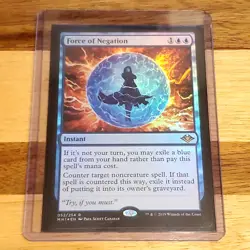 1x Force of Negation, Foil, Modern Horizons 1, Magic MTG NM - Image 5