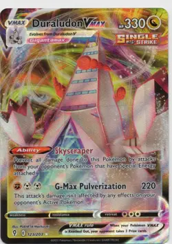 Duraludon VMAX 123/203 Ultra Rare Evolving Skies Pokemon TCG NM - Image 1
