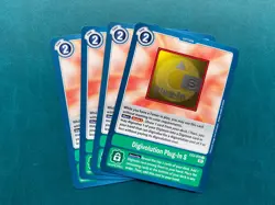Digivolution Plug-In S EX2-070 Playset Digital Hazard Digimon Card Game x4 - Image 1
