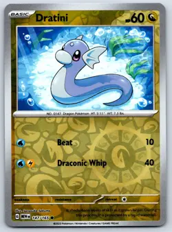 Dratini - Reverse Holo - Scarlet Violet 151 MEW EN 147/165 Pokemon Card NM - Image 1
