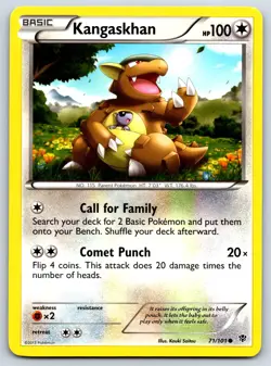 Kangaskhan - BW Plasma Blast 71/101 Black White Kouki Saitou Pokemon Card LP - Image 1