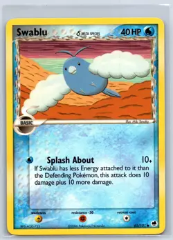 Swablu - EX Dragon Frontiers 65/101 Vintage Miki Tanaka Pokemon TCG Card NM - Image 1