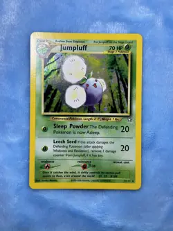 Jumpluff 7/111 - Neo Genesis NM NEAR MINT Holo Rare Vintage 2000 Pokemon Card - Image 1