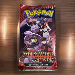 1 x Pokemon Destined Rivals Booster Pack 2025 Scarlet & Violet 10 Cards - Image 1