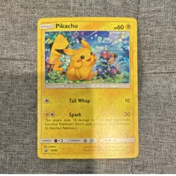 Pokemon TCG Pikachu SM86 Sun & Moon Holo Promo - Image 1