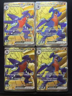 Pokemon: Cynthia’s Garchomp 215/182 Full Art Destined Rivals X2 & Promo 204 X2 - Image 1