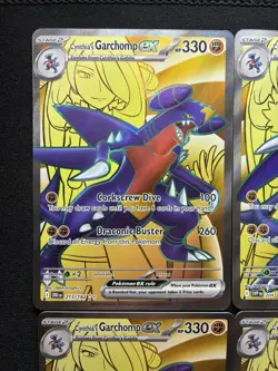 Pokemon: Cynthia’s Garchomp 215/182 Full Art Destined Rivals X2 & Promo 204 X2 - Image 2