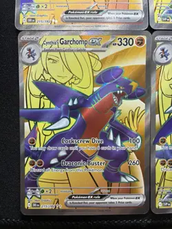 Pokemon: Cynthia’s Garchomp 215/182 Full Art Destined Rivals X2 & Promo 204 X2 - Image 3