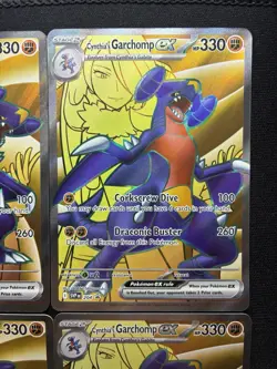 Pokemon: Cynthia’s Garchomp 215/182 Full Art Destined Rivals X2 & Promo 204 X2 - Image 4