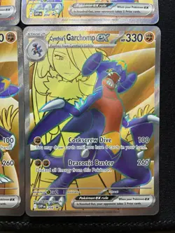 Pokemon: Cynthia’s Garchomp 215/182 Full Art Destined Rivals X2 & Promo 204 X2 - Image 5