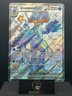Pokemon Trading Card Game TCG Promo Jumbo Oversized Quaquaval EX SVP 084 - Image 1