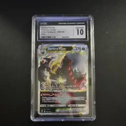 Pokemon Darkrai VSTAR 099/189 Astral Radiance Holo Ultra Rare CGC 10 - Image 1