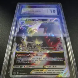 Pokemon Darkrai VSTAR 099/189 Astral Radiance Holo Ultra Rare CGC 10 - Image 3