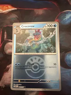 Croconaw (Friend Ball Pattern) 042/217 Reverse Holo Pokemon TCG NM ASC - Image 1