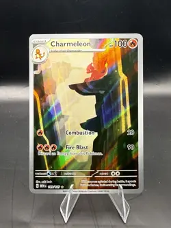 Pokemon TCG Charmeleon Scarlet Violet-151 Illustration Rare Card 169/165 - Image 1