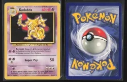 Kadabra 32/102 Uncommon Base Set Unlimited Pokemon Lightly Played - Image 3