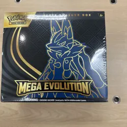 Pokemon TCG Mega Evolution Elite Trainer Box (ETB) New/Sealed Lucario Box - Image 1