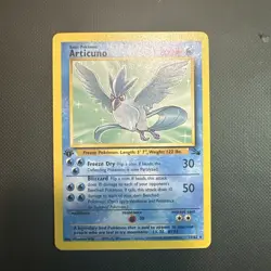 1999 Pokemon Fossil 1st Edition #17 Articuno - Image 1