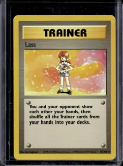 1999 Pokemon Unlimited Lass Rare #75/102 - Image 1