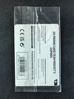 2025 Pokemon TEAM ROCKET'S ZAPDOS #070/182 Destined Rivals Cosmos Holo English B - Image 2