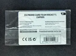 2025 Pokemon TEAM ROCKET'S ZAPDOS #070/182 Destined Rivals Cosmos Holo English B - Image 3