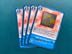 High Speed Plug-In D EX2-068 Playset Digital Hazard Digimon Card Game x4 - Image 1