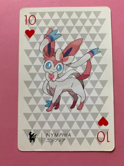 Pokemon X Nintendo Playing Card Sylveon 10 of Hearts Card 2013 Japanese F/S - Image 3