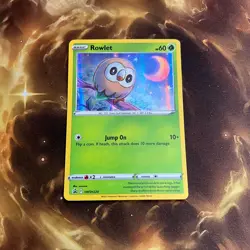 Rowlet - SWSH220 Black Star Promo Pokemon TCG Card - Image 3