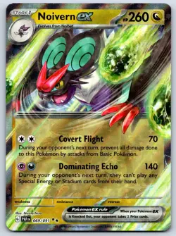 Noivern ex - Paldean Fates PAF 069/091 Pokemon TCG Card - Image 1