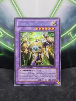 Yugioh Elemental Hero Thunder Giant EHC2-EN004 Secret Rare NM - Image 1