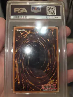 YUGIOH PSA 9 2002 Thousand Dragon Reverse Foil Error MRD-143 Secret Rare - Image 4