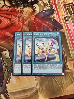 3X Synchro Overtake Rare PHRE-EN045 Rare 1ST ED NM Yugioh - Image 1