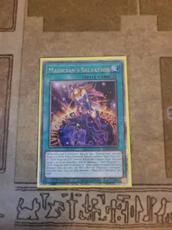 YUGIOH MAGICIANS SALVATION RA01-EN068 QUARTER CENTURY SECRET 1ST ED NM - Image 1