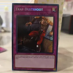 Trap Dustshoot (Secret Rare) RA05-EN077 Rarity Collection 5 1st ED NM yugioh - Image 1